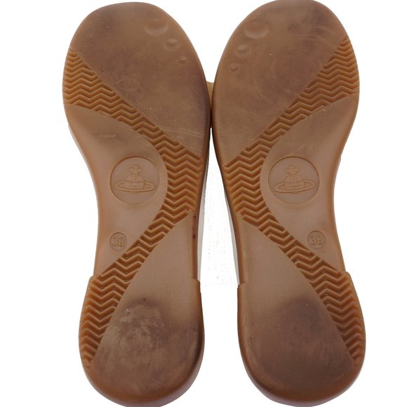 38 Vivienne Westwood Suede and Leather Ballet Flats - Picture 6 of 6